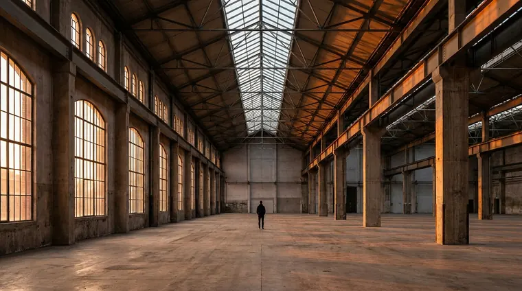 V5 — industriële hal